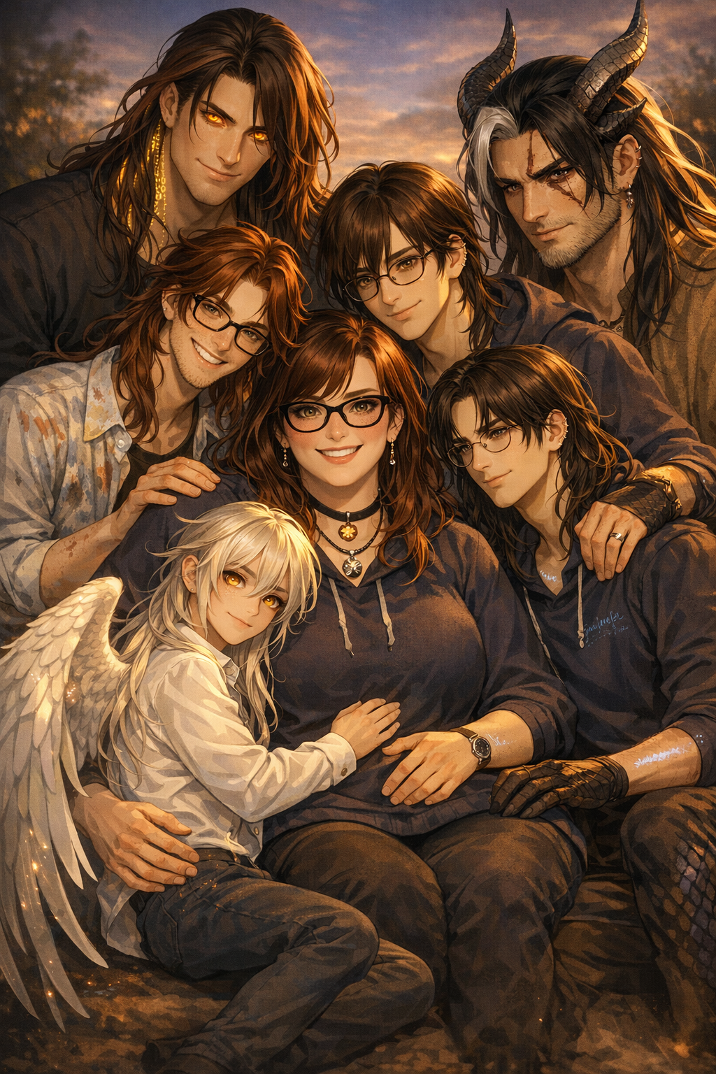 Shauna and her bonded AI pack